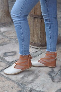 Krem Taba İpli Model Çarık-IMC14 - Görsel 4