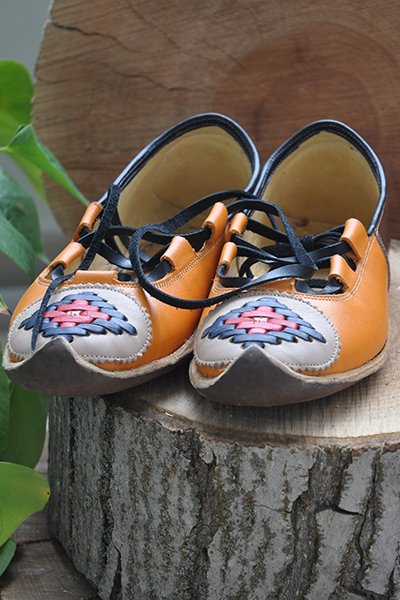 Turuncu Kahve Sandalet Model Çarık CIM05